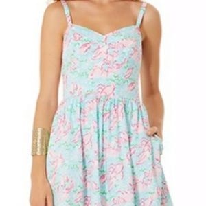 LILLY PULITZER Size 4 Ardleigh Dress Lobstah Roll